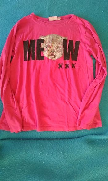 Tee shirt rose manches longues 12 ans et +   9