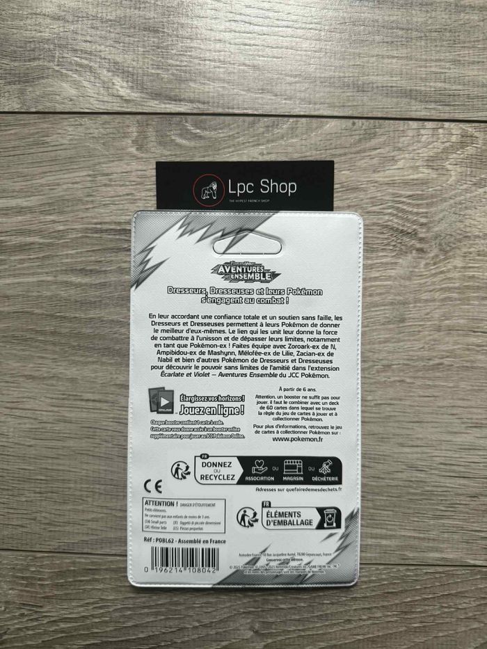 BOOSTERS POKÉMON SCELLÉ PLASTIQUE - MÉLOFÉE EX DE LILLE -  EV9 - NEUF & SCELLE - photo numéro 2