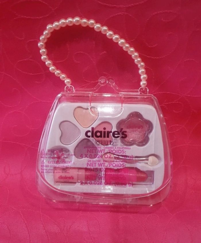 Coffret maquillage enfant perle neuf Claire's