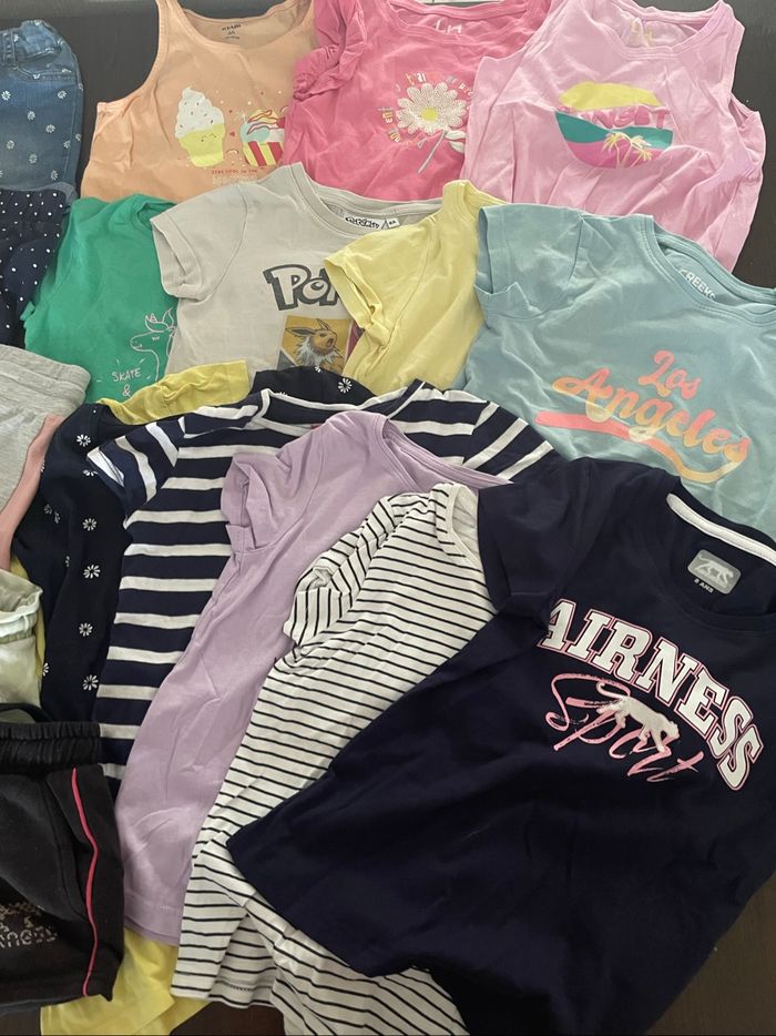 Lot vêtement été fille 6 ans - photo numéro 2