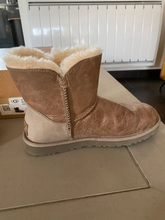 Mini Ugg Swarovski beige Clair bi colore taille 37 - photo numéro 6