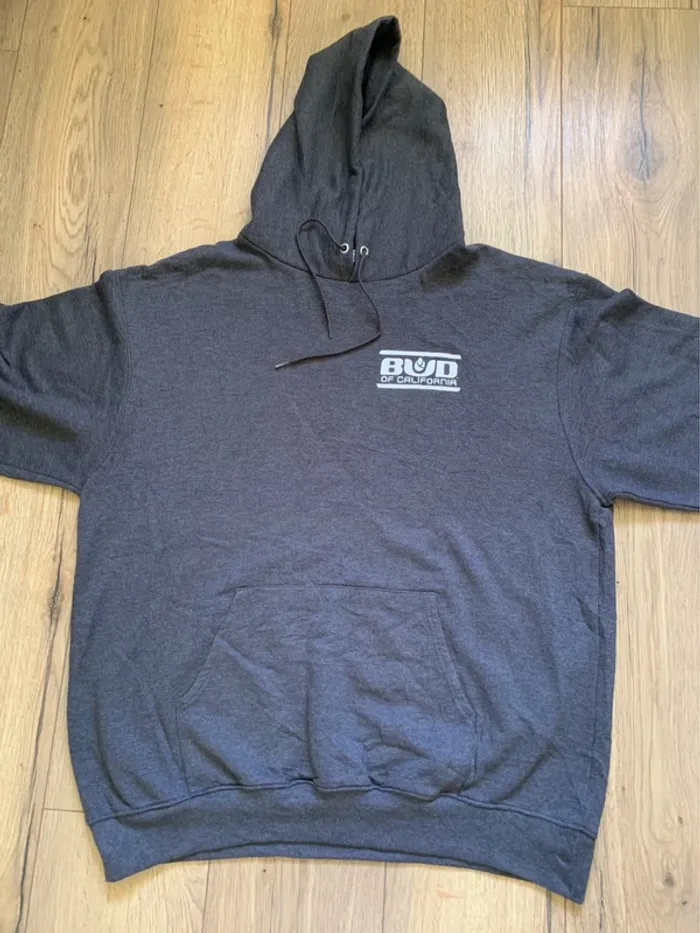 Sweat à capuche Champion Gris foncé « Bud of California » Taille XL - photo numéro 7