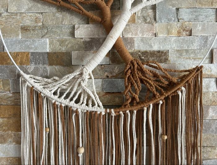 Décoration macramé arbre de vie - photo numéro 5