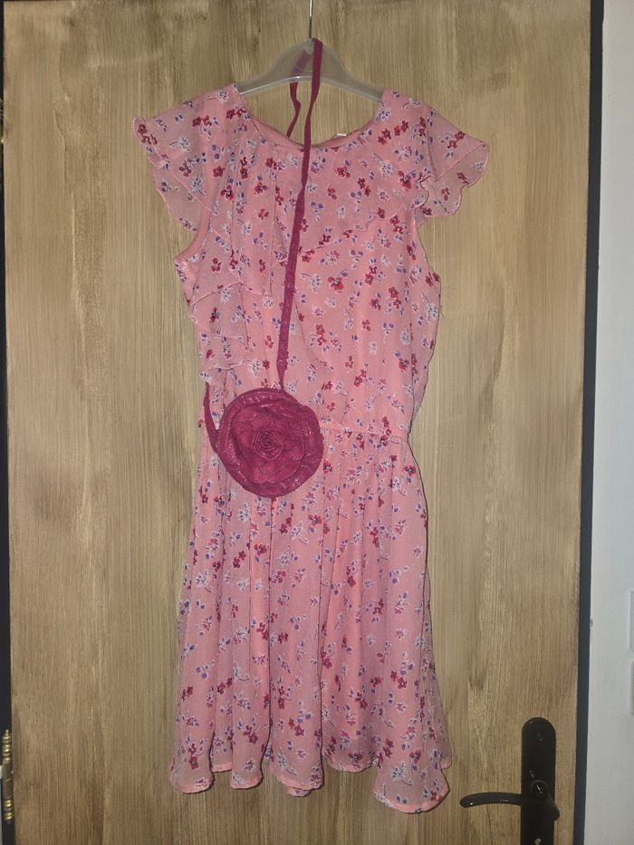 Robe taille 158 + sac à main fille