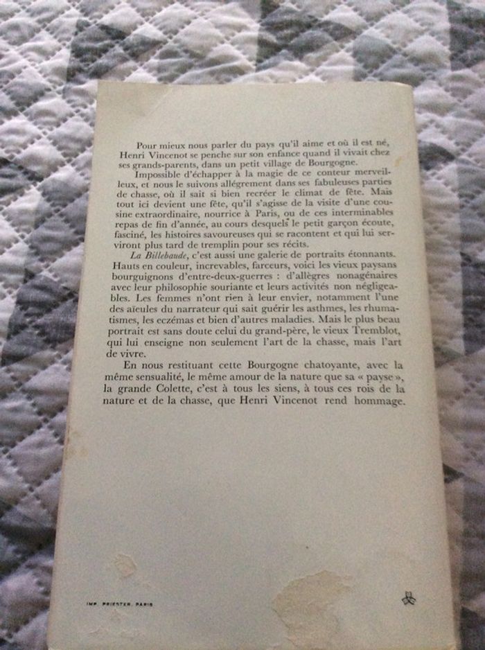 #la billebaude par Henri Vincenot - photo numéro 5