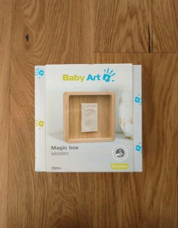 Kit d'empreinte avec cadre en bois - Magic Box Wooden