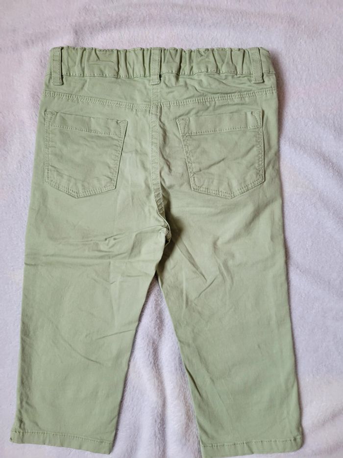 Pantacourt vert pastel 5-6ans - photo numéro 7