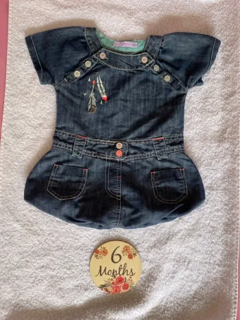 Robe en jean gémo 6 mois