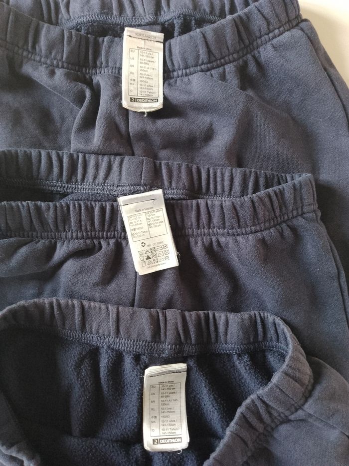Lot de 3 pantalons de survêtement garçon 10/11 ans Decathlon - photo numéro 6