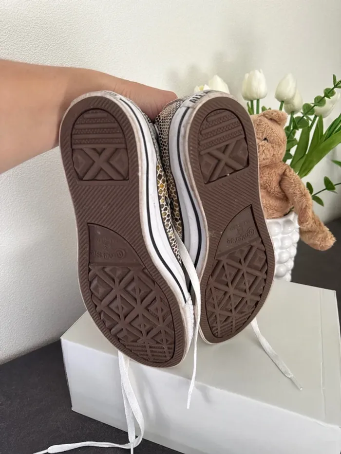 Magnifiques baskets hautes imprimé python 38 - photo numéro 5