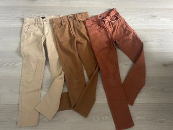 Lot 3 pantalons 10 ans état neuf