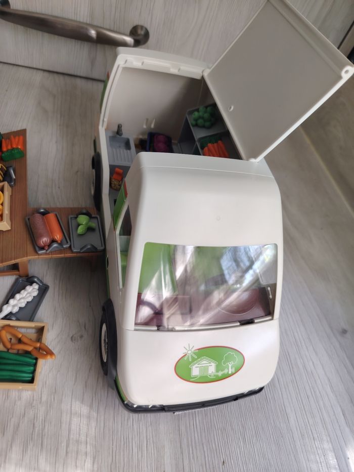 Véhicule playmobil marchande de fruits - photo numéro 2