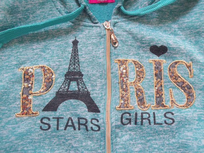 Gilet-sweat à capuche "PARIS" Divana 14 ans - photo numéro 2