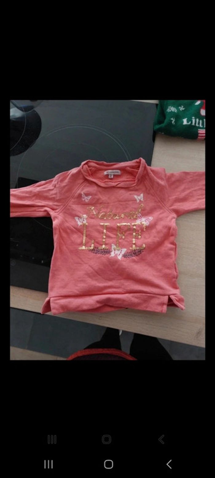 Pull fille 24mois