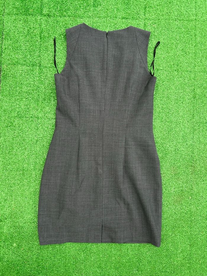 Robe droite grise Yessica C&A – laine vierge, taille 38 - photo numéro 2