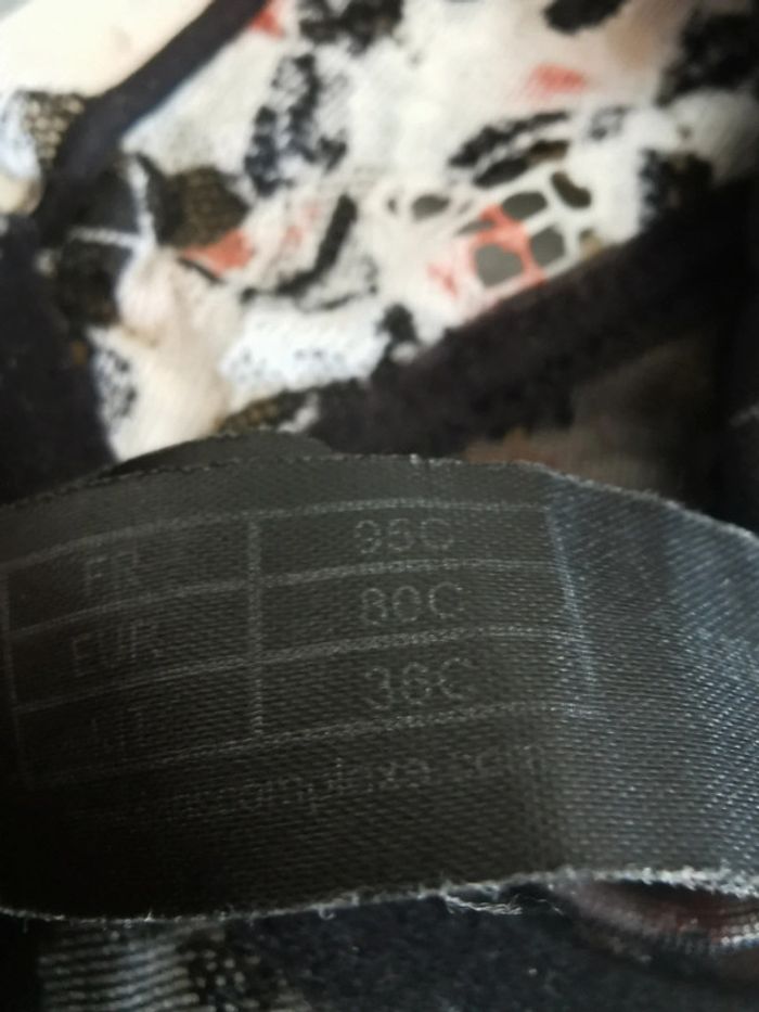 Soutien gorge.Noir-rose 90 C. Sans Complexe - photo numéro 6