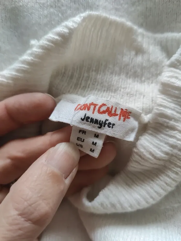 Pull blanc - photo numéro 3