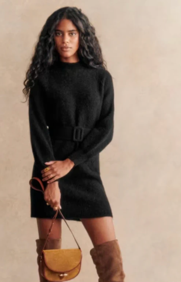 Robe Enola Sézane XL neuf noire - photo numéro 3