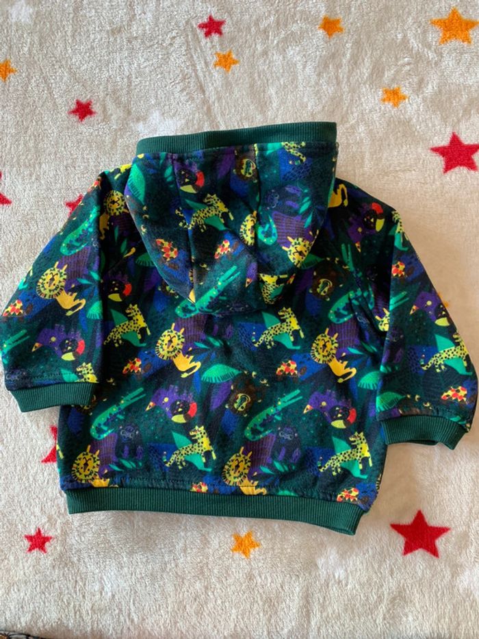 Ensemble Jogging et Tee-Shirt Assortis Chaud Du Pareil Au Même Vert & Gris 6-9 Mois - photo numéro 5