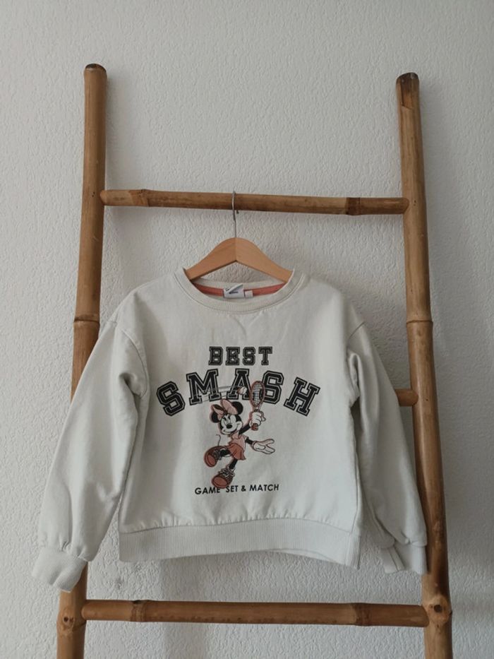 Joli sweat intérieur molletonné Disney Minnie 6 ans