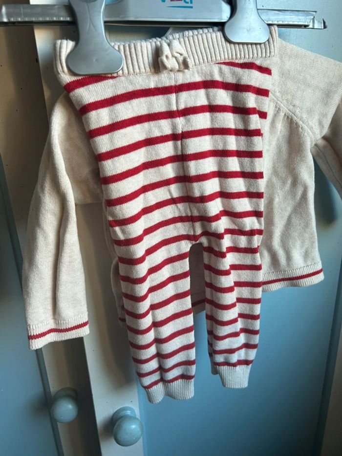 Ensemble hiver / Noël , vertbaudet , 6 mois - photo numéro 3