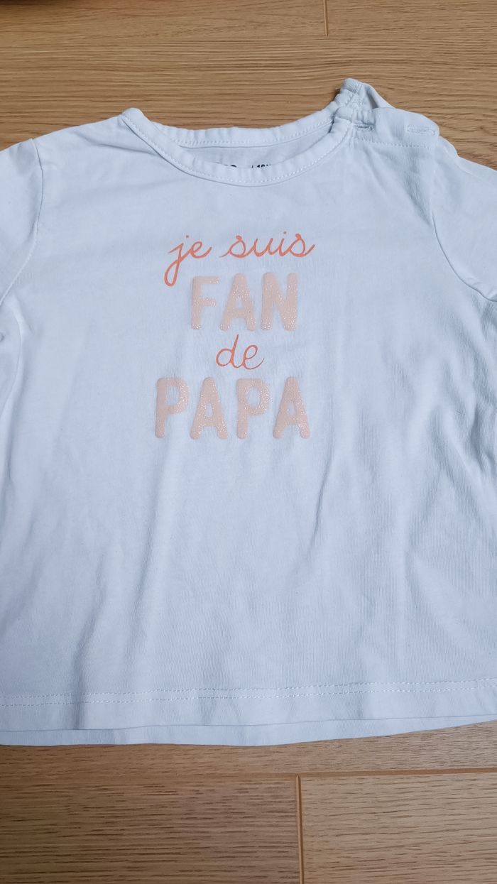 Robe salopette Mango et t-shirt 18 mois - photo numéro 6