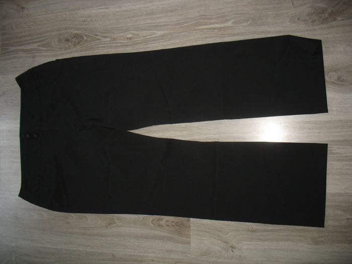 PANTALON DROIT NOIR "IN EXTENSO" - TAILLE 42 - n°01 - photo numéro 2