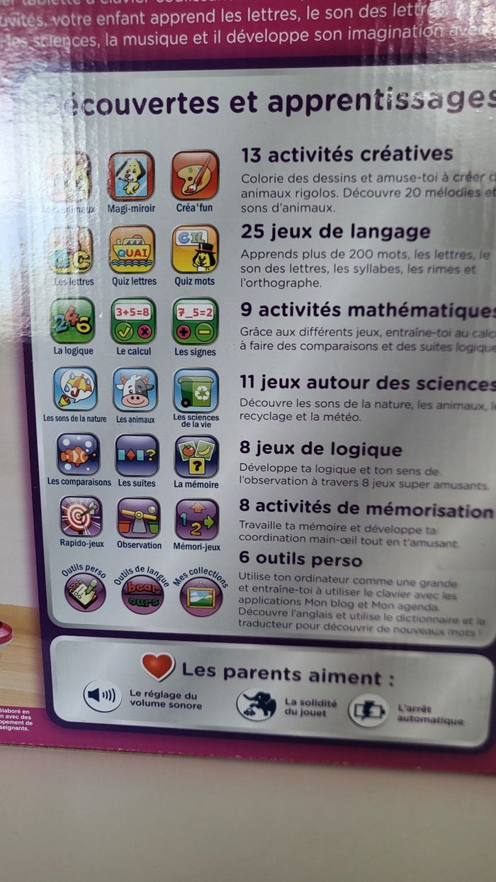Ordi tablette vtech - photo numéro 8