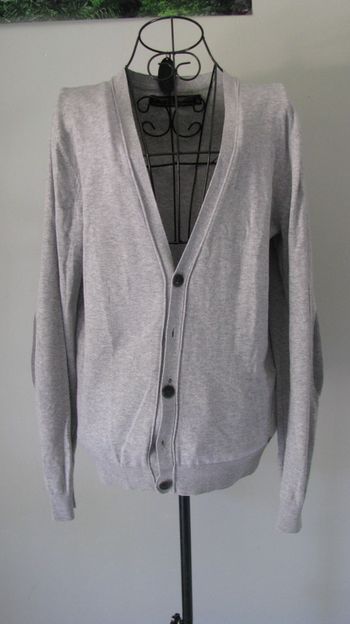 gilet gris taille m