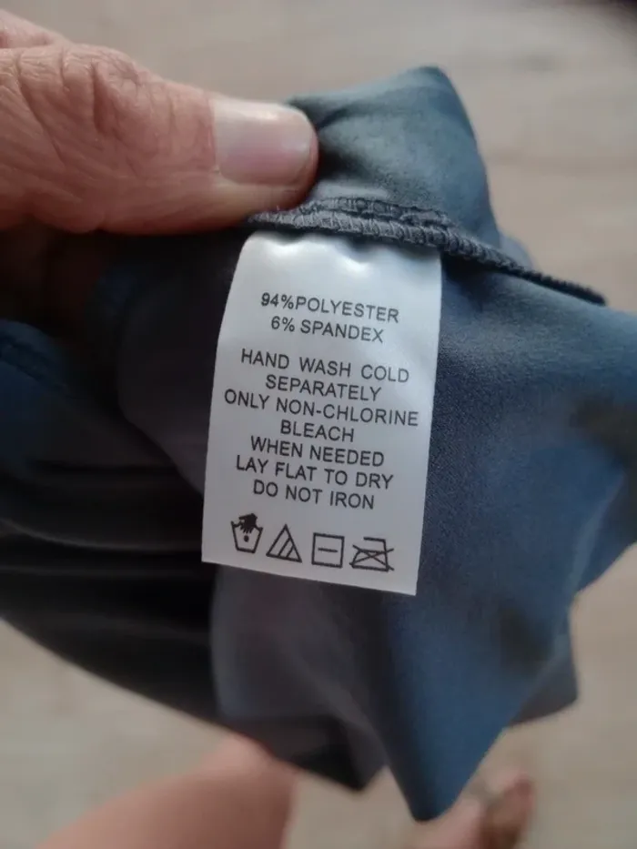 Robe portefeuille  taille L gris foncé c87 - photo numéro 11