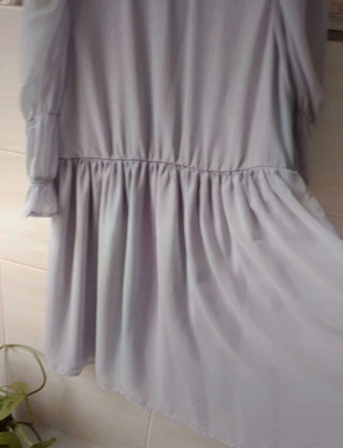 Superbe robe babydoll, couleur lila pastel, t.36 - photo numéro 6