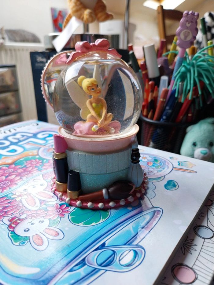Snowglobe disney fée clochette tinkerbell maquillage - photo numéro 2
