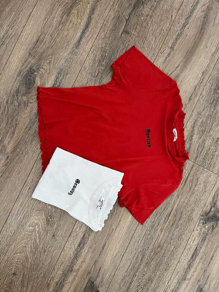 Lot t-shirt manches courtes fille Jennyfer - photo numéro 2