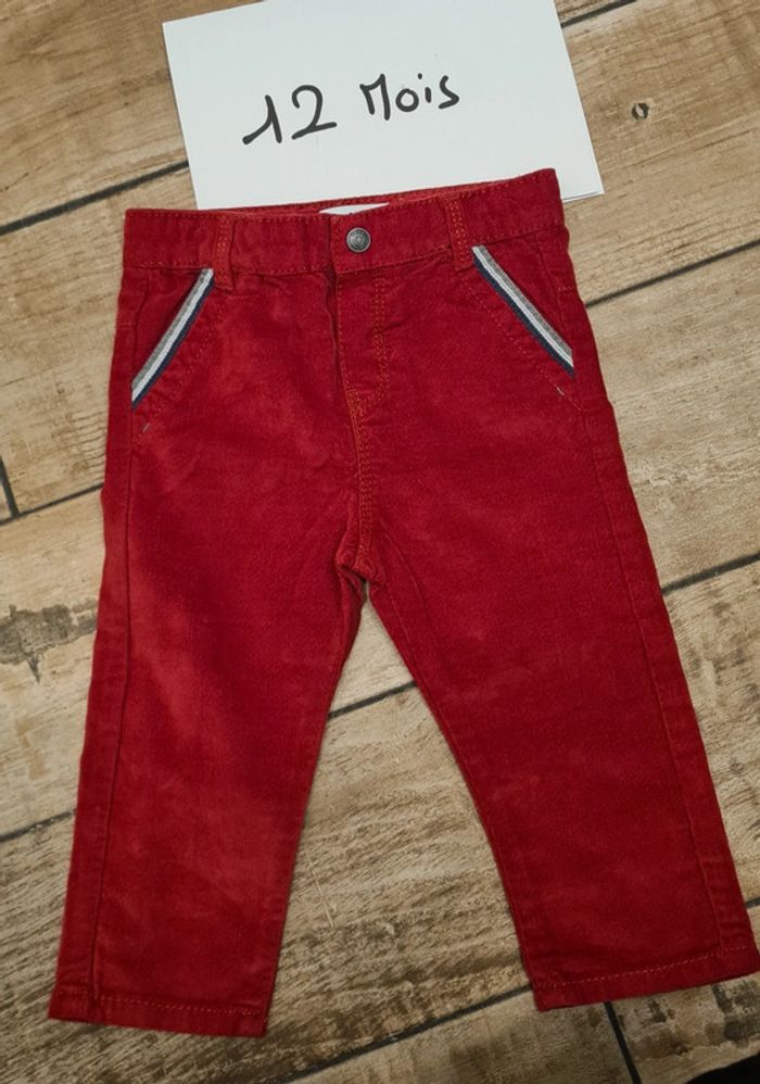 Pantalon chino velours bébé garçon