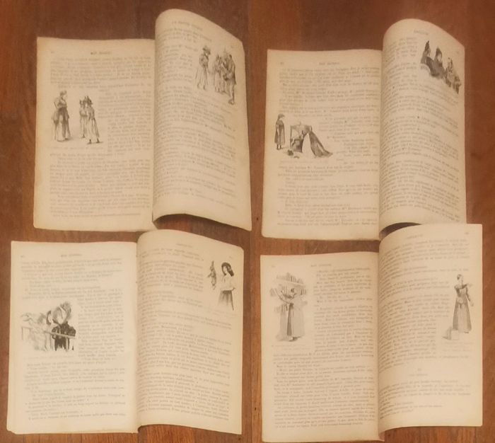 Lot de 4 anciens fascicules Mon journal 1899 vintage - photo numéro 6
