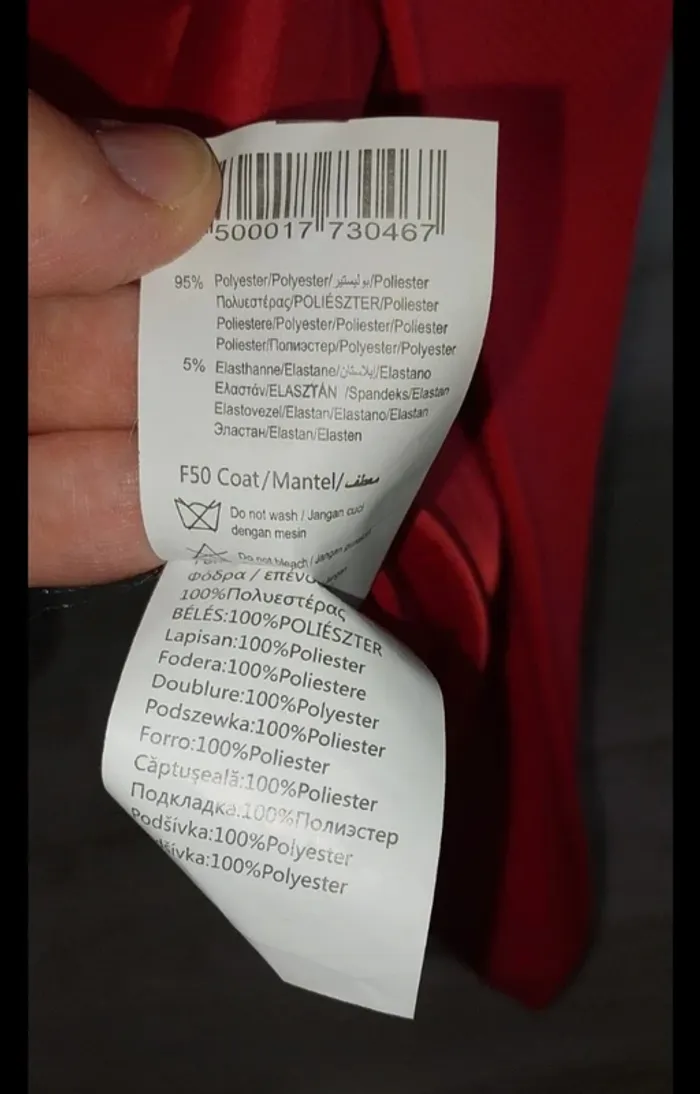 Blazer long Camaïeu neuf jamais porté taille 42 couleur corail. - photo numéro 5