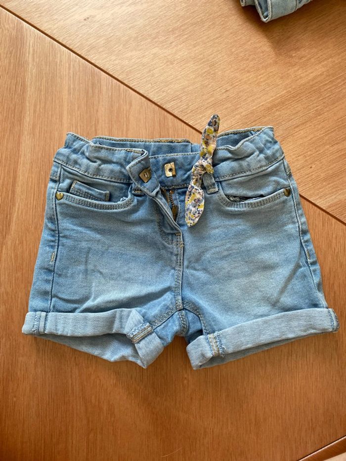 Short en jean bleu clair TAO