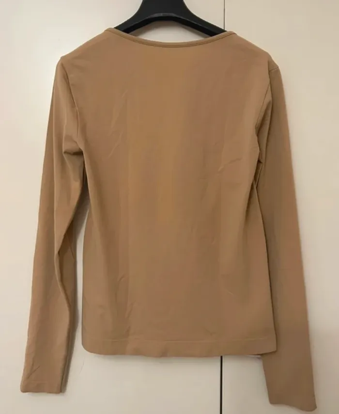 Haut marron à manches longues - photo numéro 2