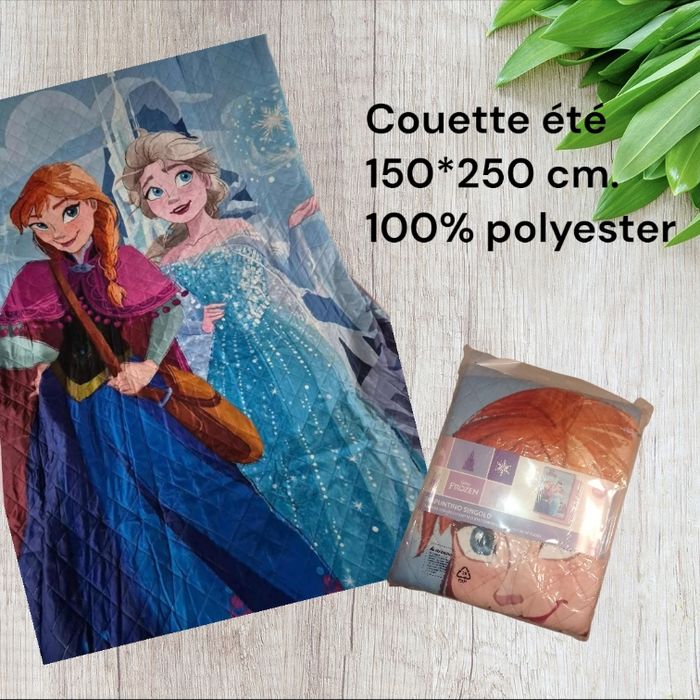 Couette été couvre lit Frozen la reine des neiges