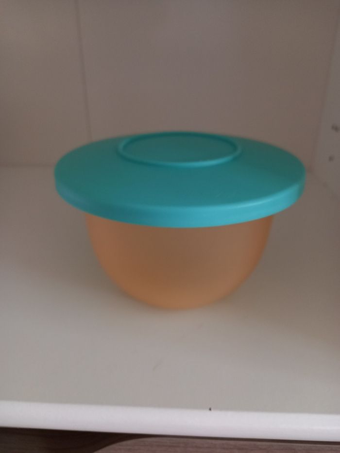 Bol flash Tupperware vert et orange