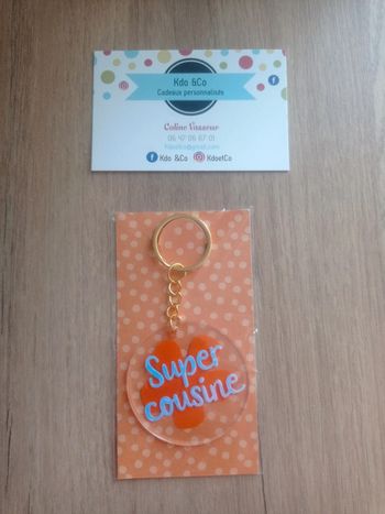 Porte-clé super cousine