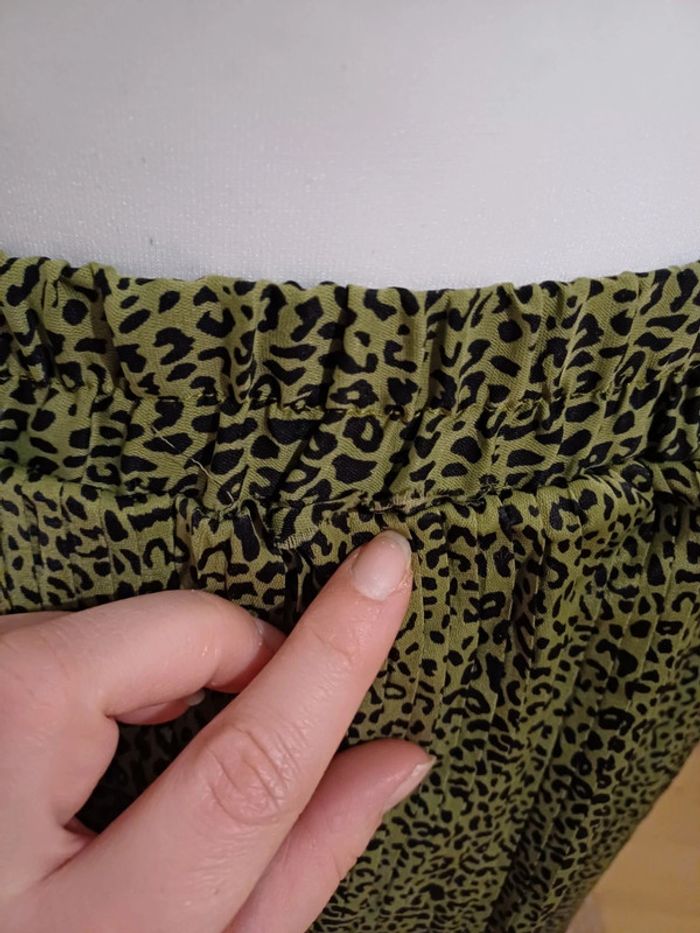 Jupe longue plissée Kaki/verte Lilie Rose taille L/XL 40/42 - photo numéro 4