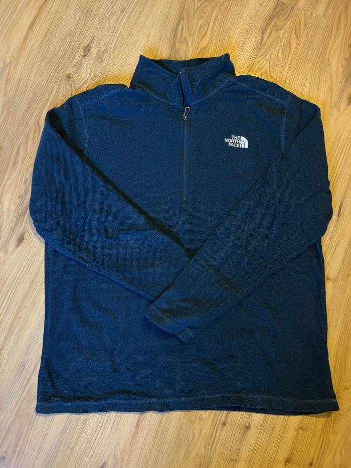 Pull 1/4 zip The North Face marine - photo numéro 3