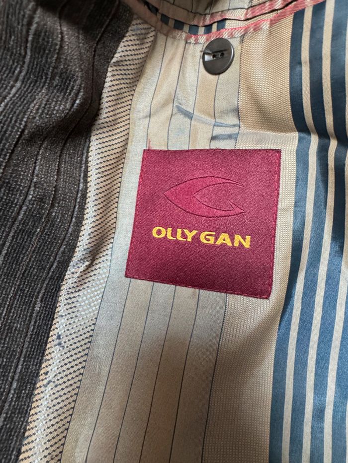 Blazer effet velours côtelé Olly Gan Taille L - photo numéro 3