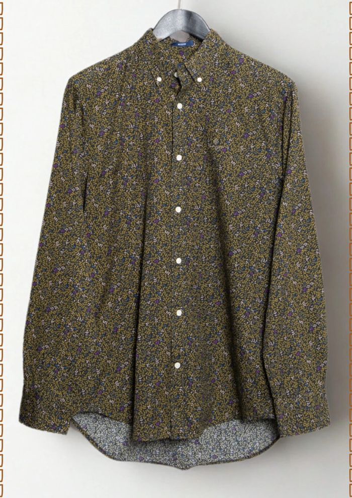 Chemise GANT à motifs floraux – Taille S (coupe regular)