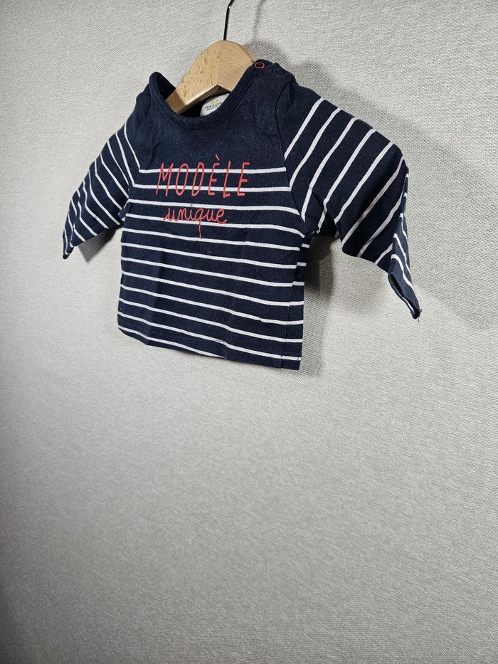 T-shirt manche longue  tape à l'œil 3 mois - photo numéro 4