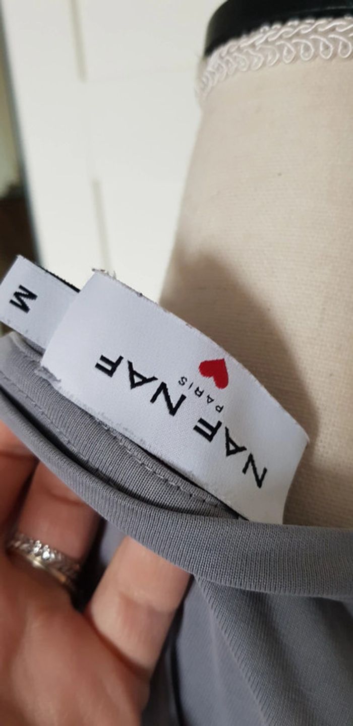 Tee shirt manches longues naf naf M - photo numéro 3