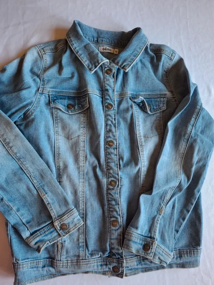 Veste en jean fille taille 12 ans - photo numéro 5