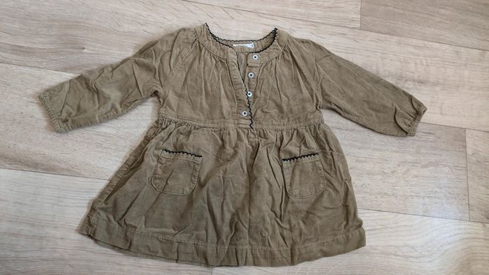 Robe manches longues chaude kaki 12 Mois - photo numéro 2