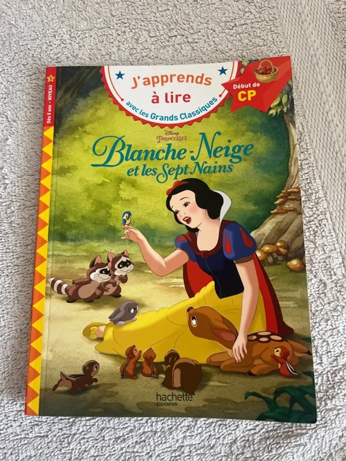 Livre “J’apprends à lire – début CP” 🏰 Blanche-Neige et les sept nains - photo numéro 5
